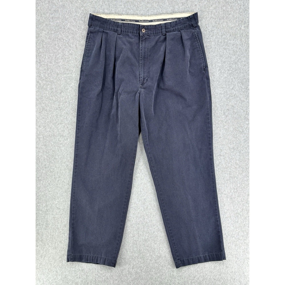 Polo Ralph Lauren Andrew Pant Navy Pleated Chino Pants Men's 34x28